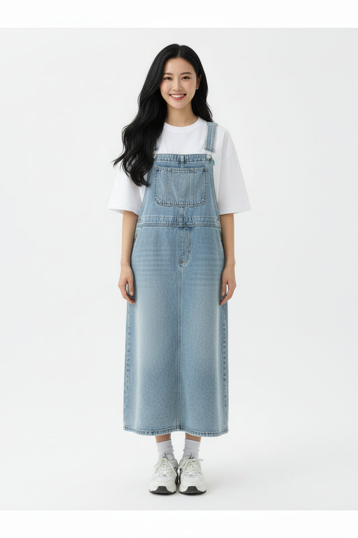 Veronica – Teksas haljina na bretele za proleće i leto